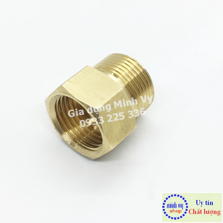 Đầu chuyển ren trong 21mm (1/2') sang ren ngoài 22mm