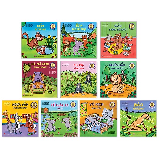 Combo Sách - Phòng khám bác sĩ Đốm (10 quyển) KDKH15750