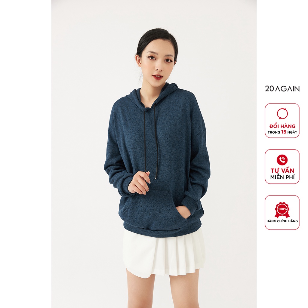 Áo hoodie nữ dài tay 20AGAIN, phong cách ulzzang, chất nỉ dày dặn ATA2172 | BigBuy360 - bigbuy360.vn