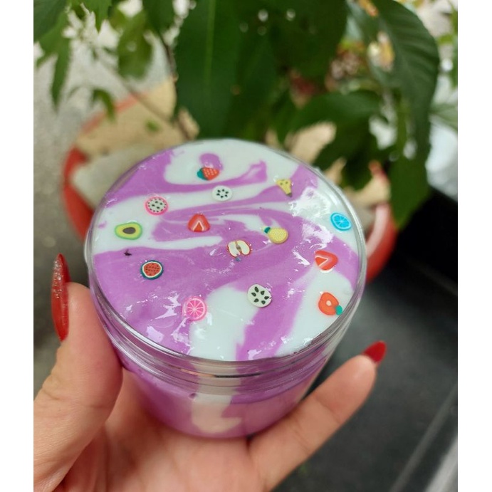 Basic Slime Bánh khoai Môn hũ 150ml kèm chram ngẫu nhiên