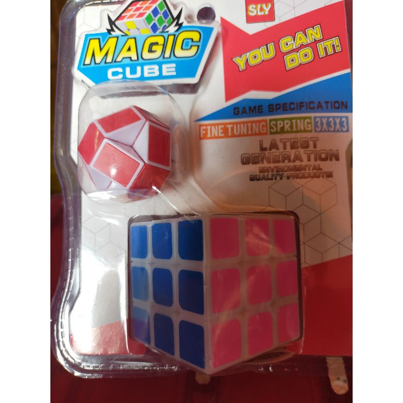 sỉ 1 rubik MAGIC  loại 1 ( tặng kèm 1rubik nhỏ tròn )