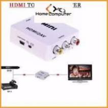 Bộ Chuyển Đổi HDMI ra AV Tặng Kèm dây nguồn xịn trị giá 50k. Bh 6 tháng - Home.mall