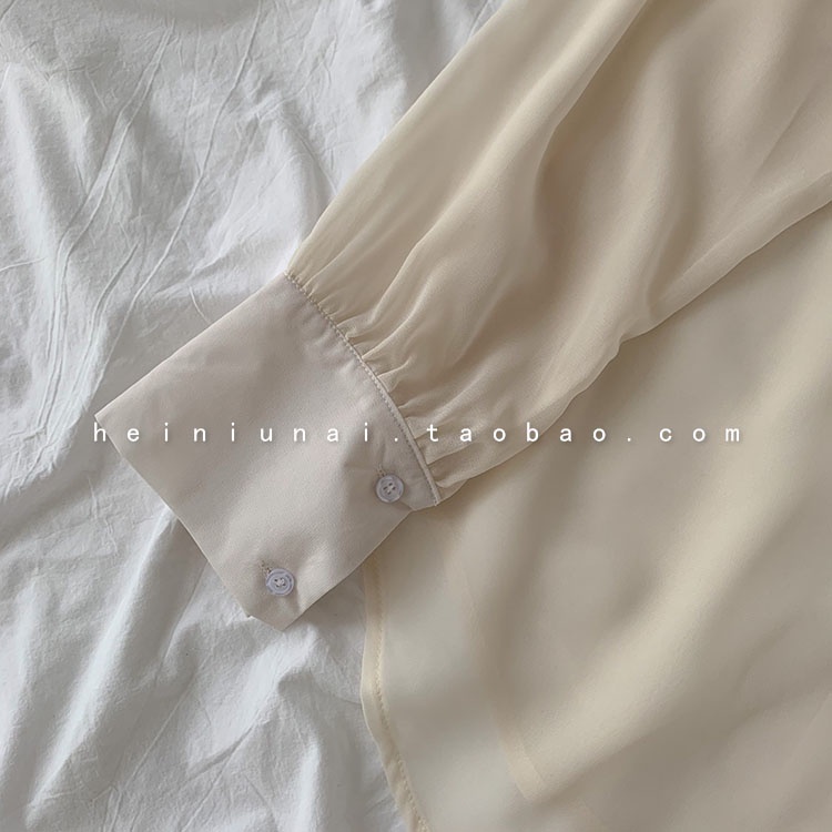 Áo sơ mi nữ Dài tay Form rộng Màu trơn Ulzzang Hàn Quốc Áo sơ mi Tay dài Thời trang nữ