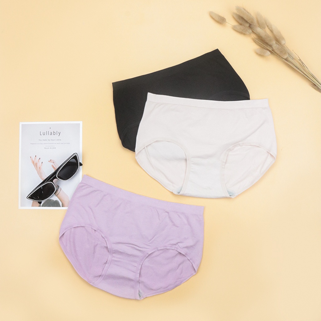 Quần lót nữ cạp cao gen bụng Luperi LUQL766 thiết kế không lằn mông kháng khuẩn khử mùi