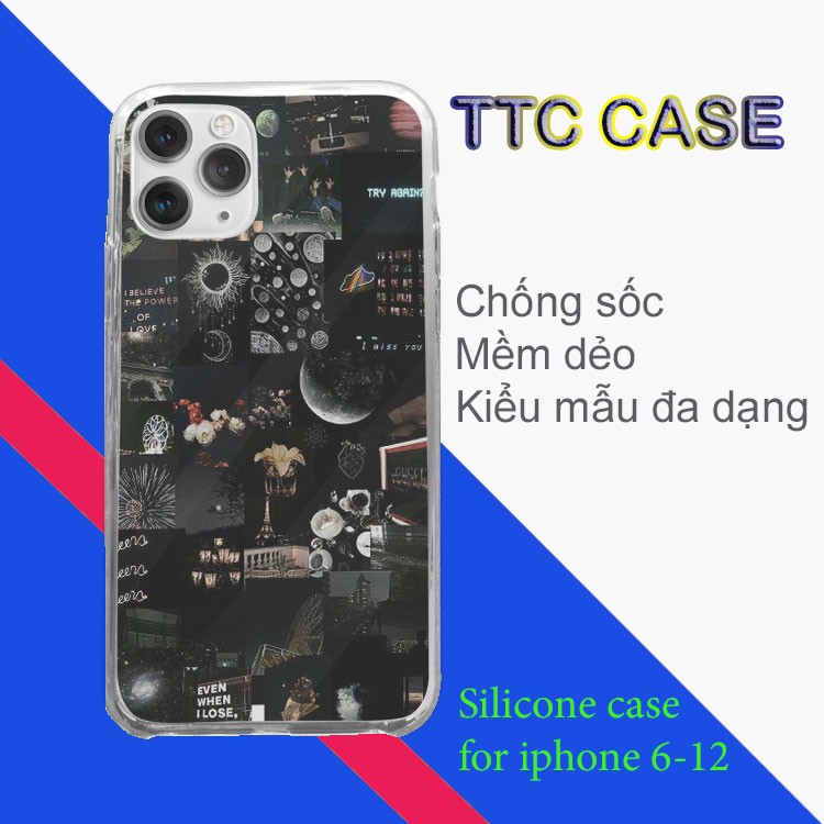 Ốp đt iphone cắt giấy paper cut Đời Mới Iphone 6 đến 12 TTC CASE PAP20210407