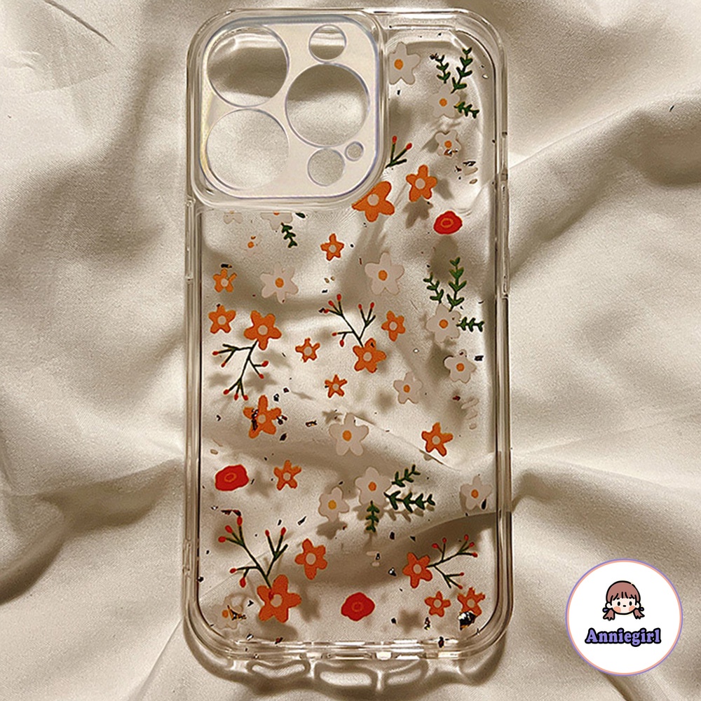 Ốp Điện Thoại TPU Mềm Siêu Mỏng Hình Hoa Kiểu Retro Cho IPhone 14 1312 11 Pro Max X XR 8 7 Plus