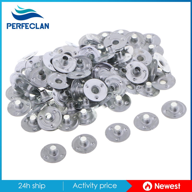 Set 100 đế giữ dây bấc đèn cầy 12.52.5mm