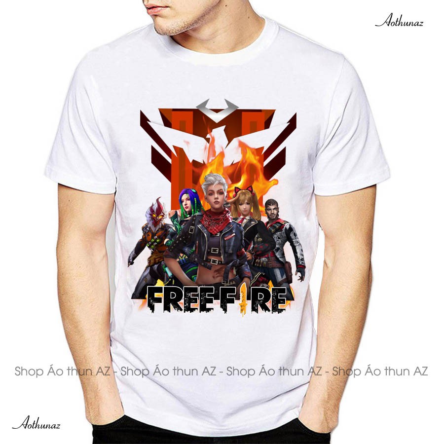 Áo thun Team Free Fire Rank Huyền Thoại - Mẫu mới Cotton thái F2386