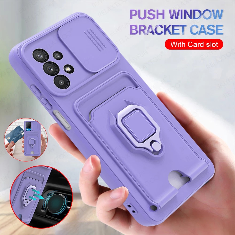 Ốp Điện Thoại TPU Mềm Có Nắp Trượt Bảo Vệ Camera Cho Samsung Galaxy A13 A 13 S20 S21 FE S20FE S21FE 5G 4G