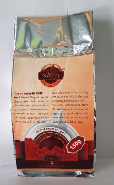 Gói 150gr Bột ca cao nguyên chất thơm ngon Navil Cacao