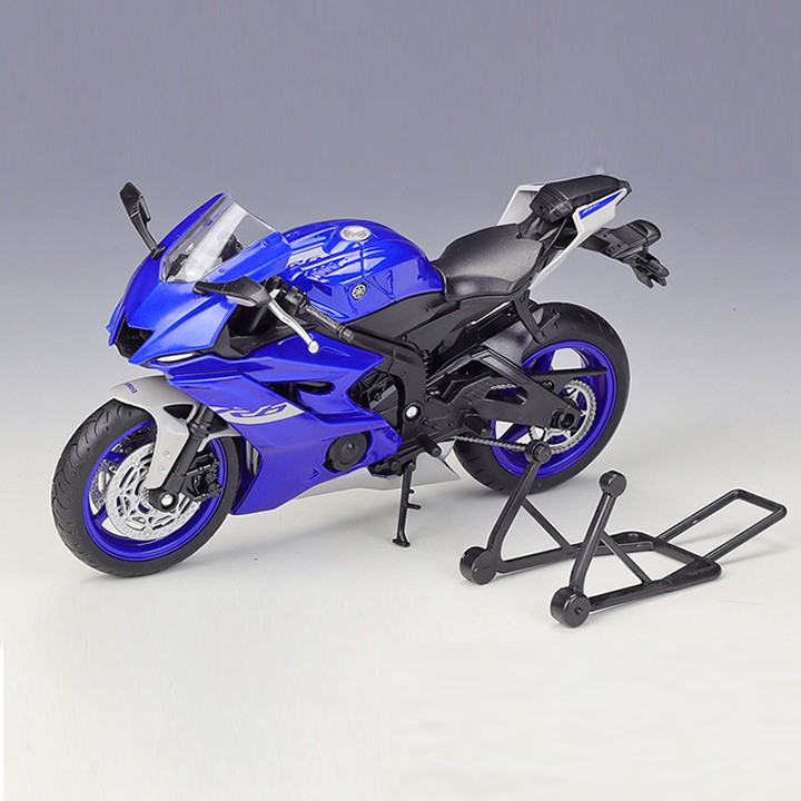 Mô hình xe moto YAMAHA YZF R6 2020 tỉ lệ 1:12 WELLY