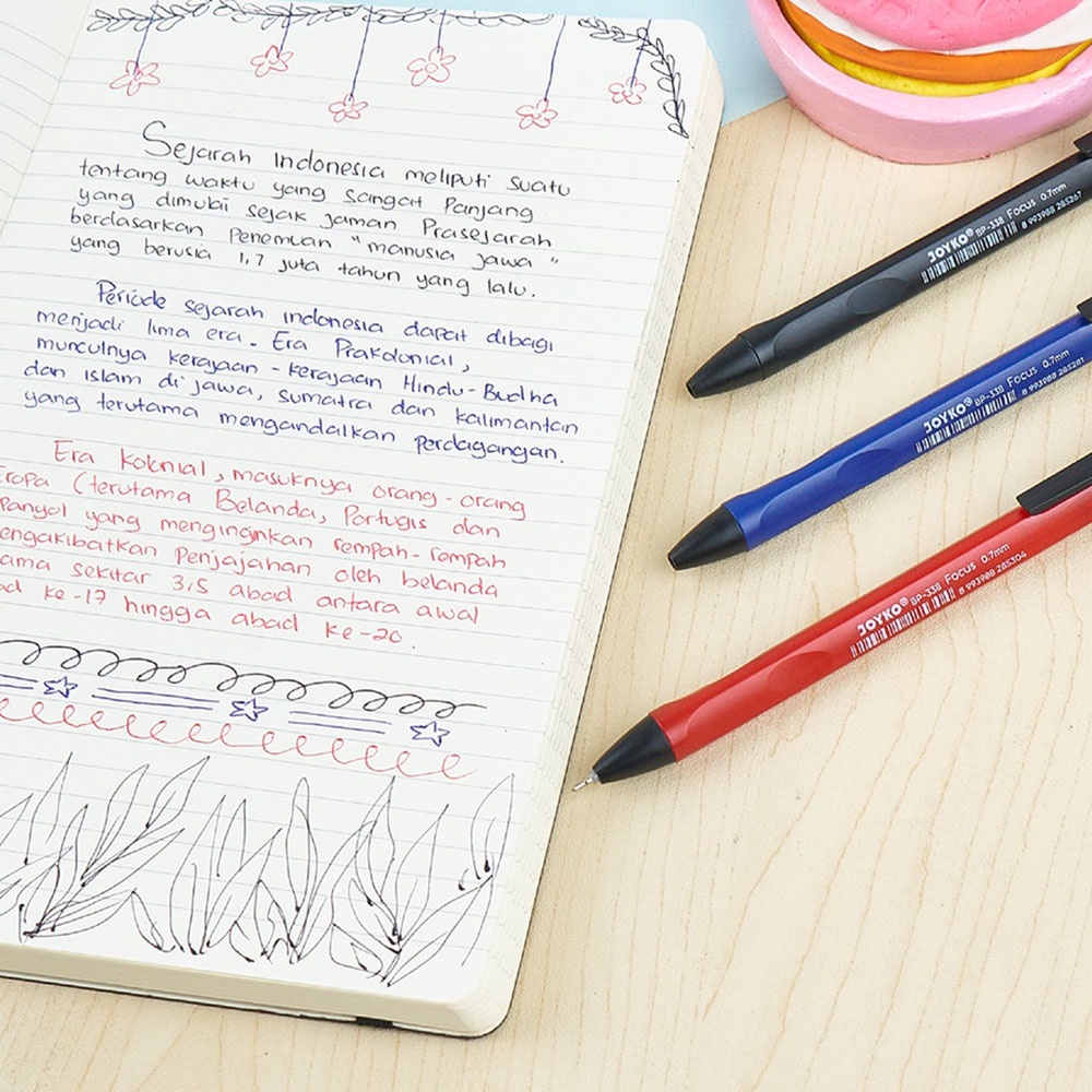 Bút Bi Gel Nhám Màu Đen Kiểu Đơn Giản Qipin 0.38/0.5/0.7mm