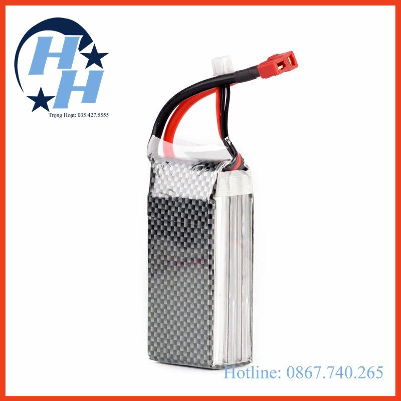 Pin lipo 3s 1300, 1500 30C thích hợp máy bay điều khiển su27, f22 maybayrc