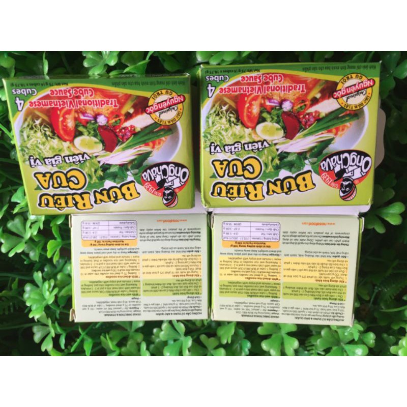 Gia vị nấu bún riêu cua ông chà và