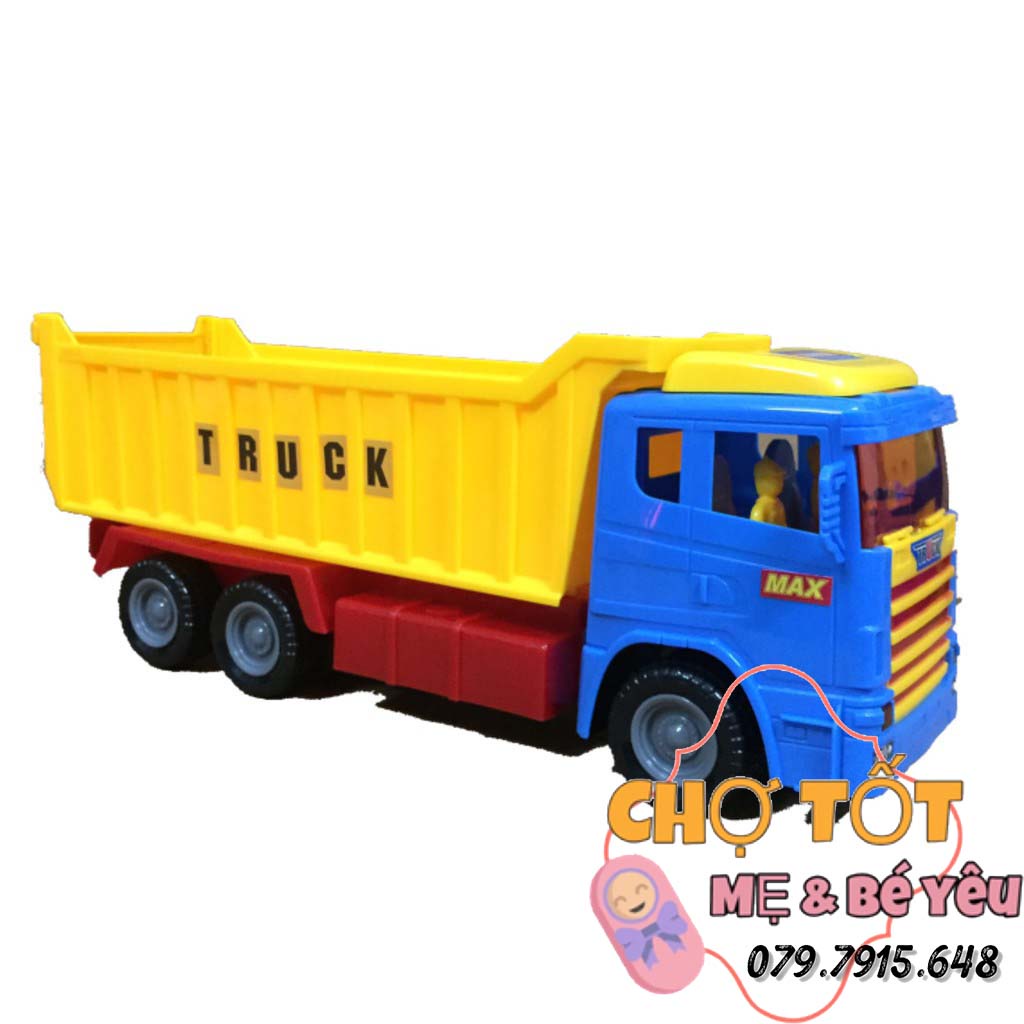Đồ Chơi Mô Hình Xe Ben Loại Lớn Cho Bé 40cm (HÀNG VIỆT NAM TO ĐẸP)