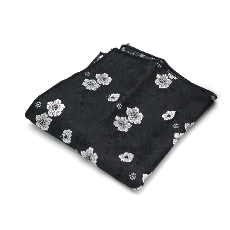 Khăn Tay Bỏ Túi Họa Tiết Hoa Cho Nam, Kích Thước 22 * 22CM