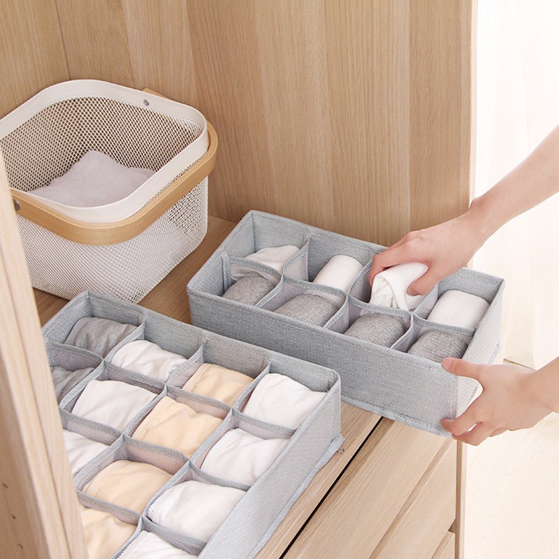 Hộp Đựng Đồ Lót, Vớ Tất, Ngăn Đa Năng Tiết Kiệm Không Gian - Khay đựng phụ kiện, Mỹ Phẩm 88287 THẾ GIỚI TIỆN ÍCH