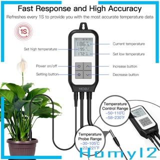 WiFi Temperature Controller Thermostat Heating Cooling Outlet APP Control