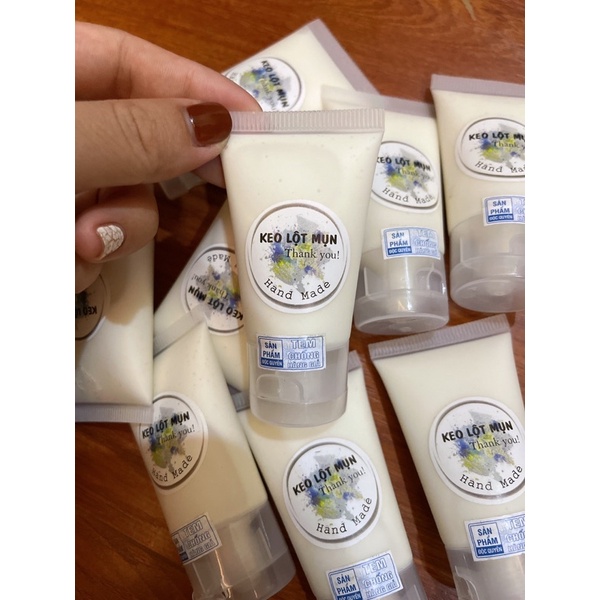 Keo lột mụn đầu đen Handmade, gel lột mụn cám làm sạch sâu