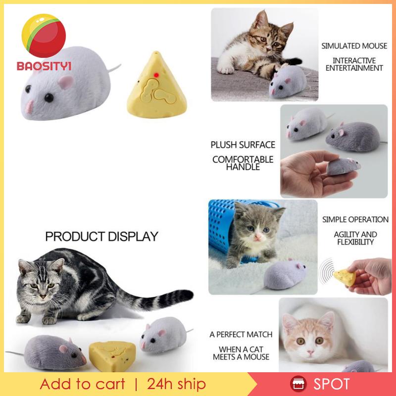 Chuột Điều Khiển Từ Xa Đồ Chơi Cho Mèo Cưng