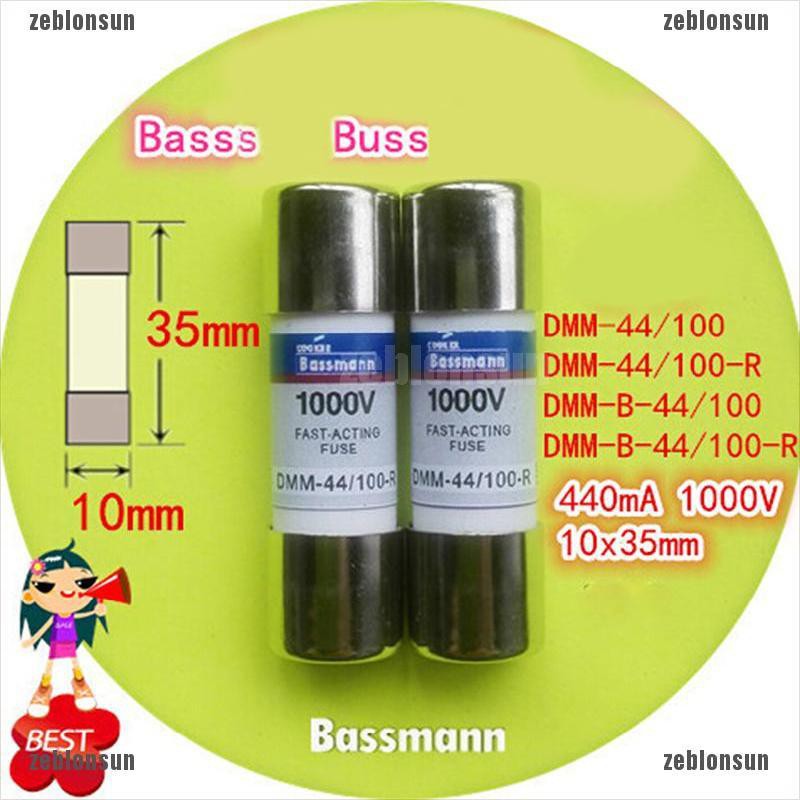 Sun.vn Cầu chì DMM-44/100-R DMM-B-44/100-R 400mA 1000V FUSE OEM ☀#