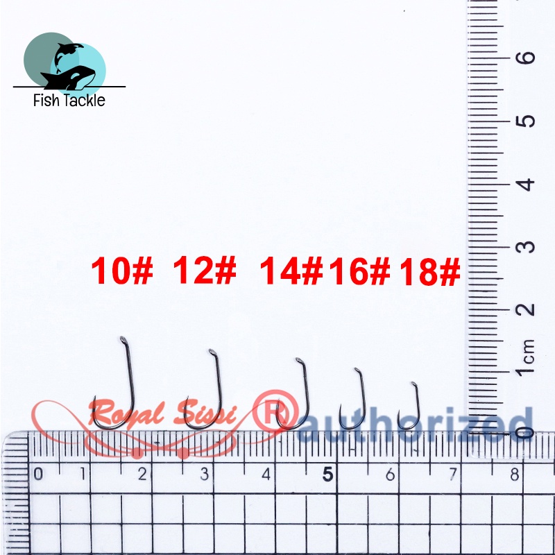 Set 10 Móc Câu Cá Chuyên Dụng 10 Cái#12#14#16#18# Móc Câu Cá Siêu Nhẹ
