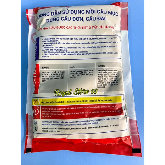 Mồi cám câu cá Mộc Đỏ (200gram)