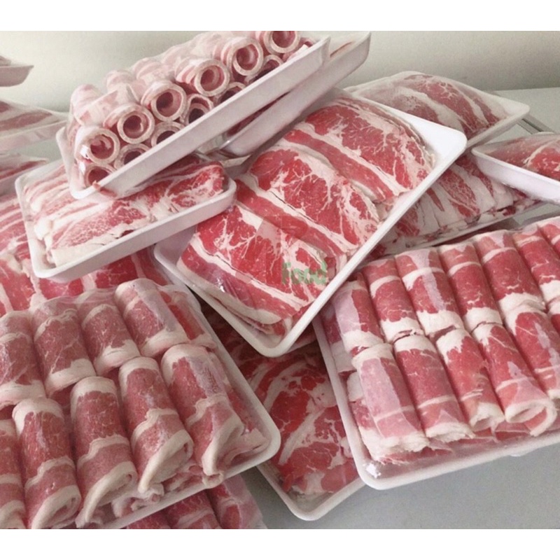 Ba Chỉ Bò Mỹ 500gr | Lẩu - Nướng | Giao Siêu Tốc HCM