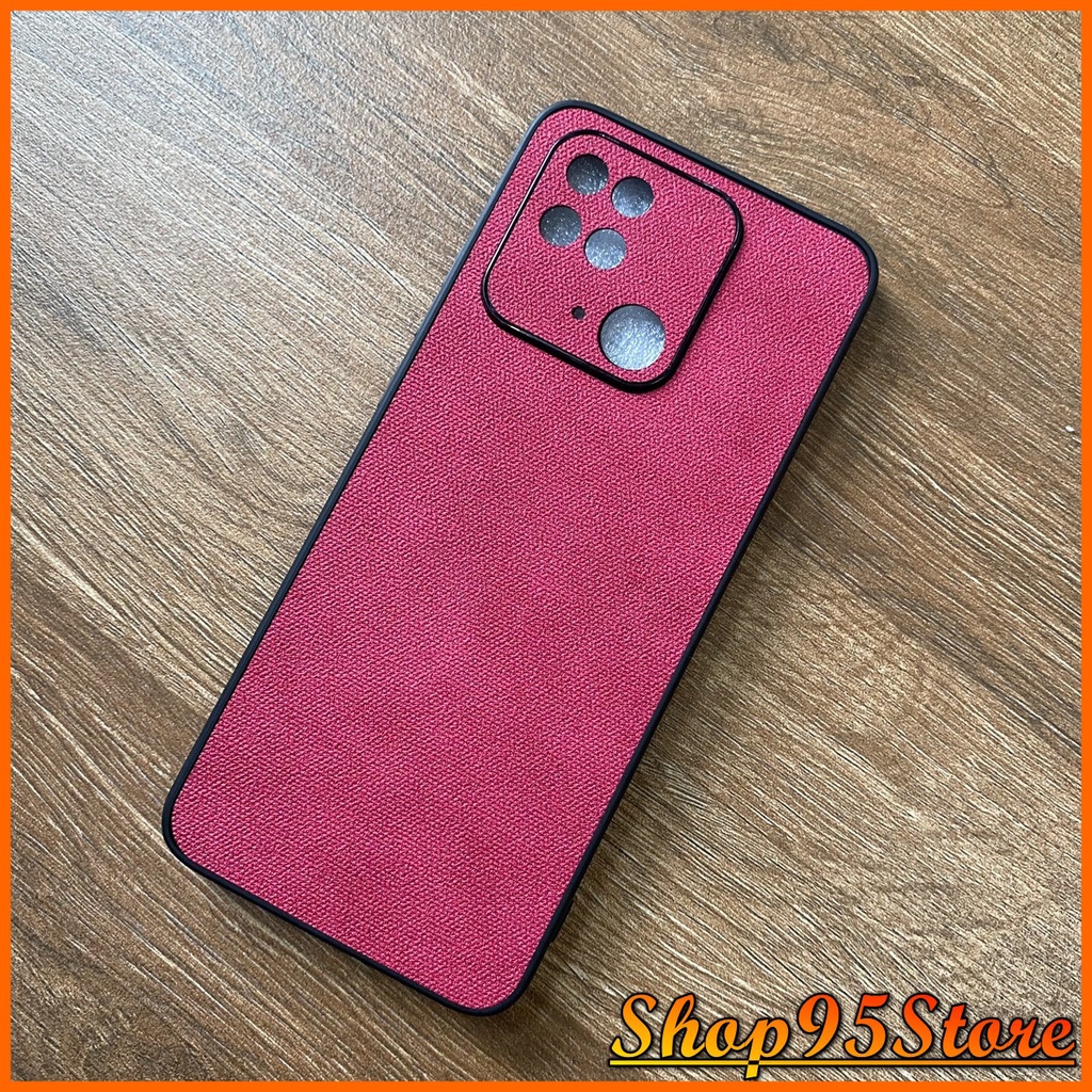 Ốp Lưng da lộn Xiaomi Poco C40 Redmi 10A Redmi 10C phân khúc cao cấp