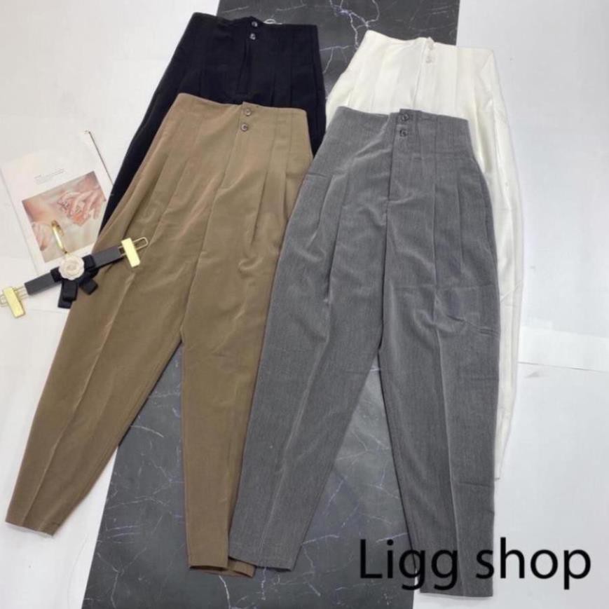 QUẦN BAGGY HAI CÚC DÁNG THỤNG LƯNG CAO CẠP LIỀN CÔNG SỞ CHO CHỊ EM 8322