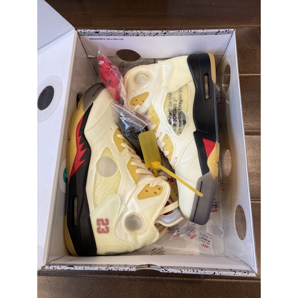 Giày Thể Thao Off-White x Air Jordan 5 AJ5 CT8480-001 DH8565 1 X1OD Chất Lượng Cao