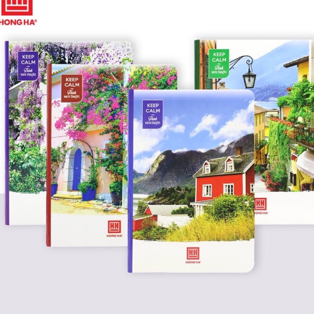 Vở kẻ ngang 200tr Hồng Hà sao mai mẫu mới