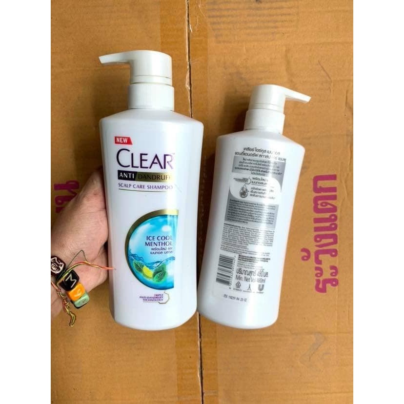Bộ Dầu Gội Clear Men và Clear Bạc Hà Nhập Khẩu Thái Lan