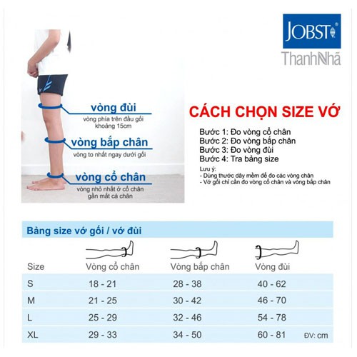 Vớ y khoa bắp chân điều trị suy giãn tĩnh mạch jobst - ảnh sản phẩm 3