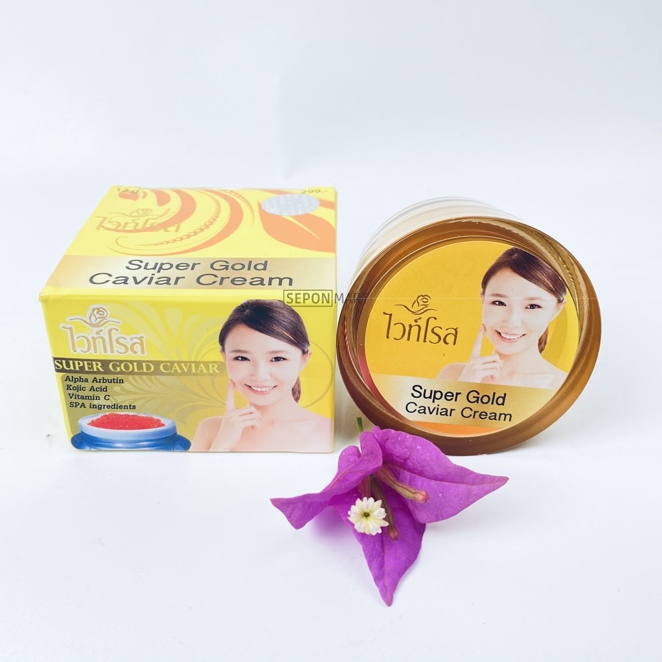 Kem Dưỡng Trắng Da Cao Cấp Face Super Gold Caviar Thái Lan