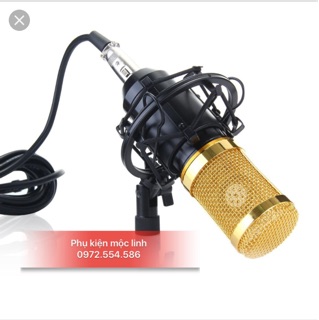 Combo Mic thu âm BM 800 và giá đỡ