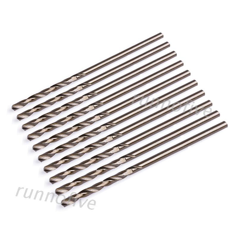 Bộ 10 Mũi Khoan Xoắn 2mm M35