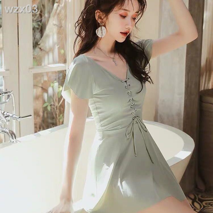 Áo tắm Nữ 2020 Một mảnh Mới Gợi cảm, Váy mỏng và Bụng Bảo vệ Suối nước nóng Hot Spring | BigBuy360 - bigbuy360.vn