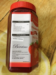 Mứt berino các vị lọ 950gr