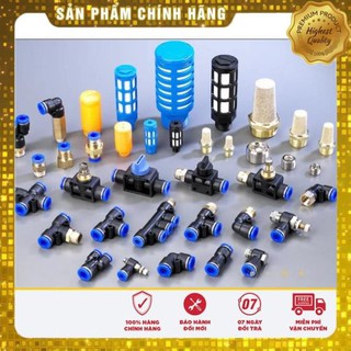 FREESHIP Co nối hơi góc ren ngoài phi 6 AKS PL