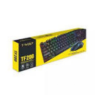 COMBO CHUỘT BÀN PHÍM T-WOLF TF200 USB LED 7 MÀU