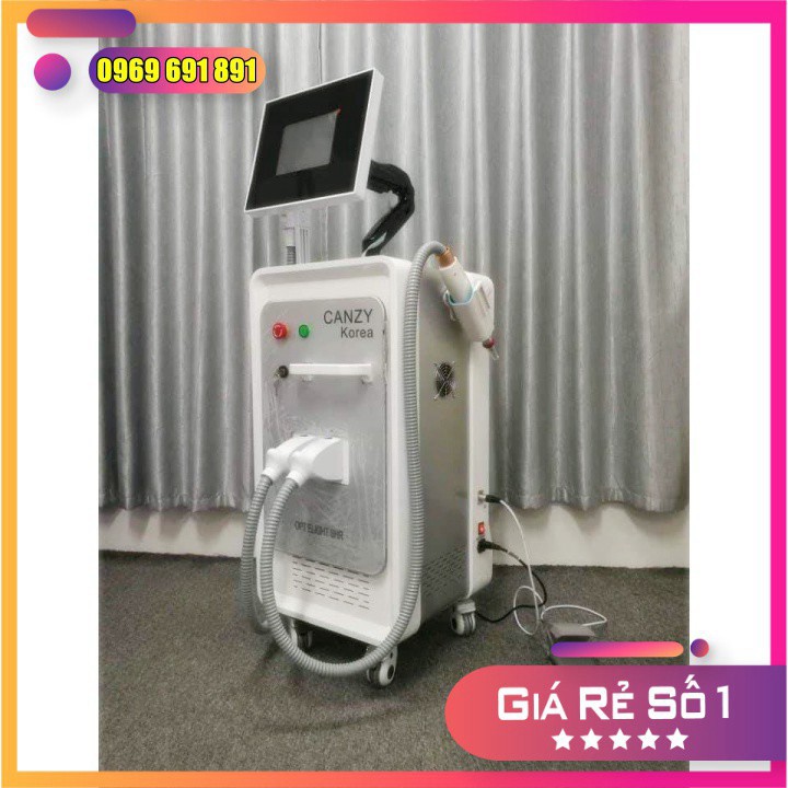 GIẢM GIÁ Máy 2in1 Triệt Lông & Laser Canzy Korea - Máy triệt lông laser chính hãng cao cấp