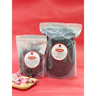 Combo 500gr mứt + 250gr trà hoa atiso đỏ cánh rời