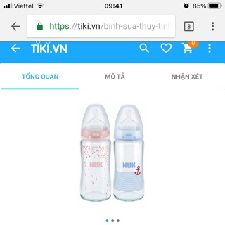 Bình sữa Nuk