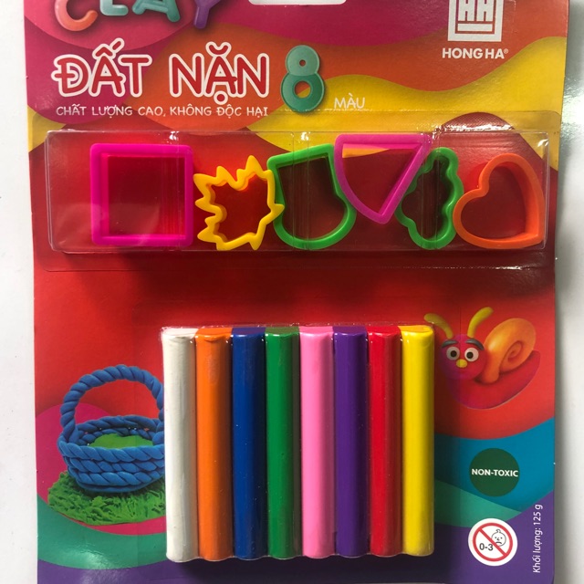 Đất nặn 8 màu