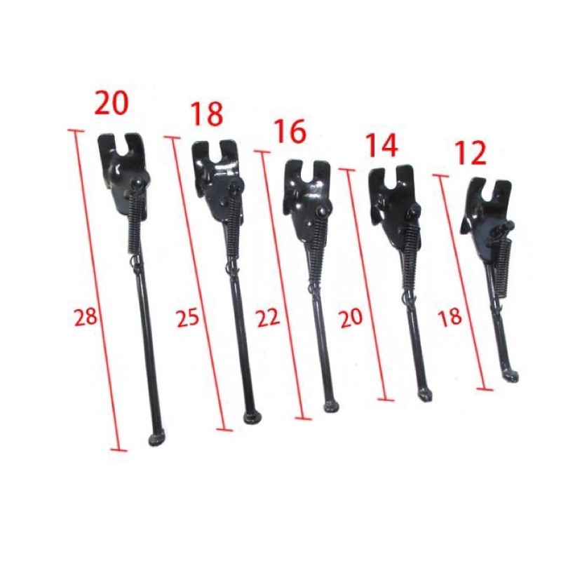 Chân chống xe đạp trẻ em dành cho vành xe cỡ 12,14,16,18