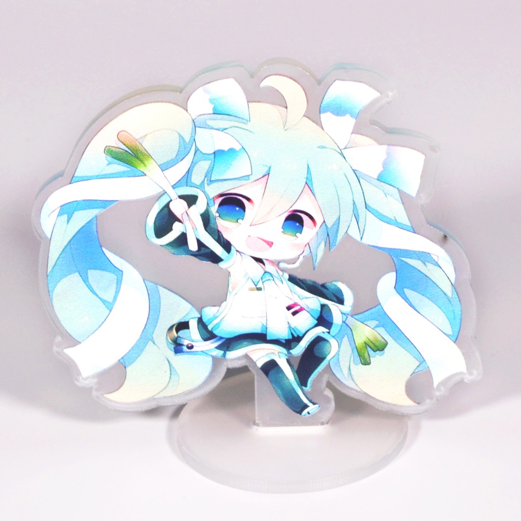 [thanh lý bán lỗ]Standee Tượng Mica Anime chibi 10cm - Hatsune Miku [AAM] [PGN20]