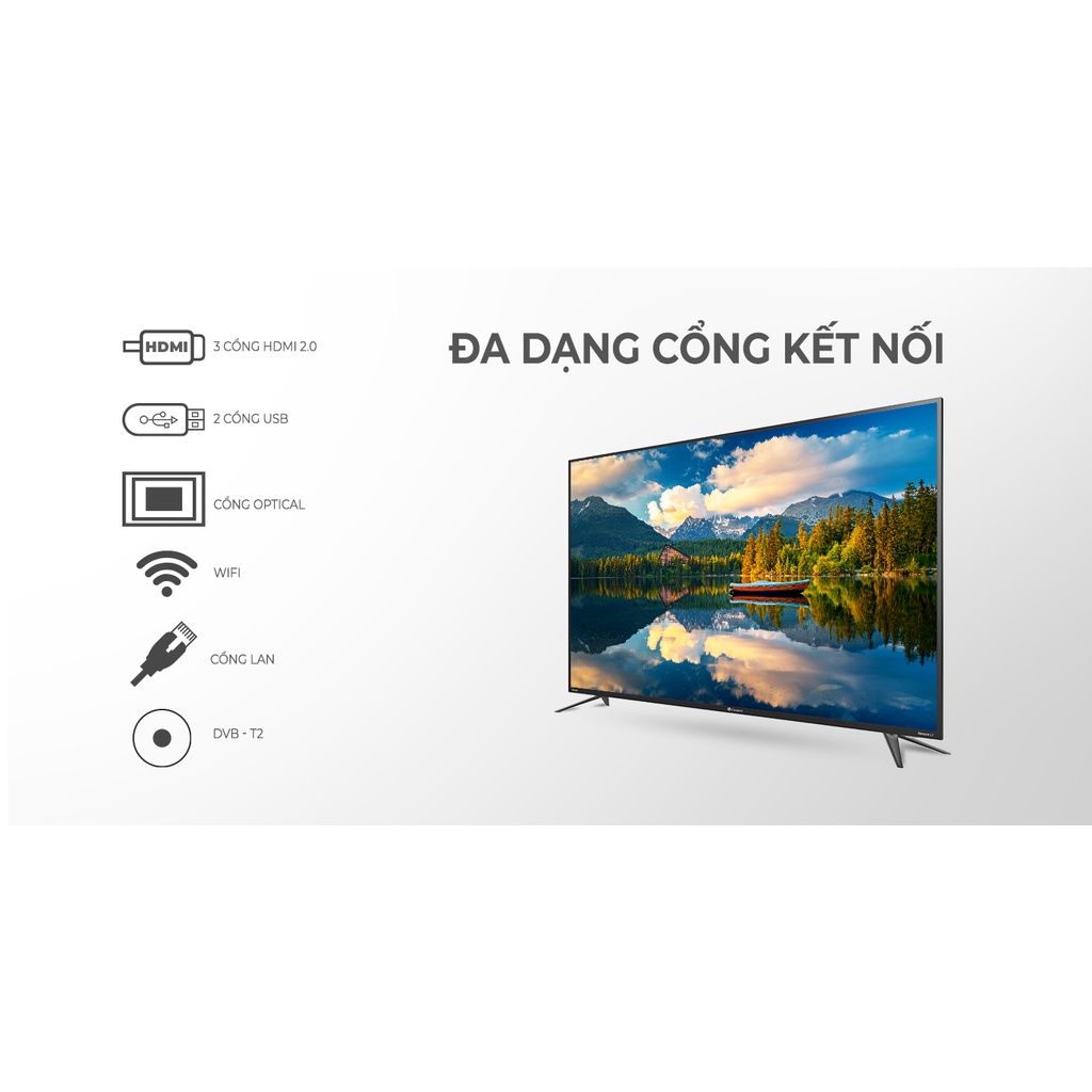 Smart Tivi Casper 4K 58 Inch 58UX5200 UHD - Hàng Chính Hãng