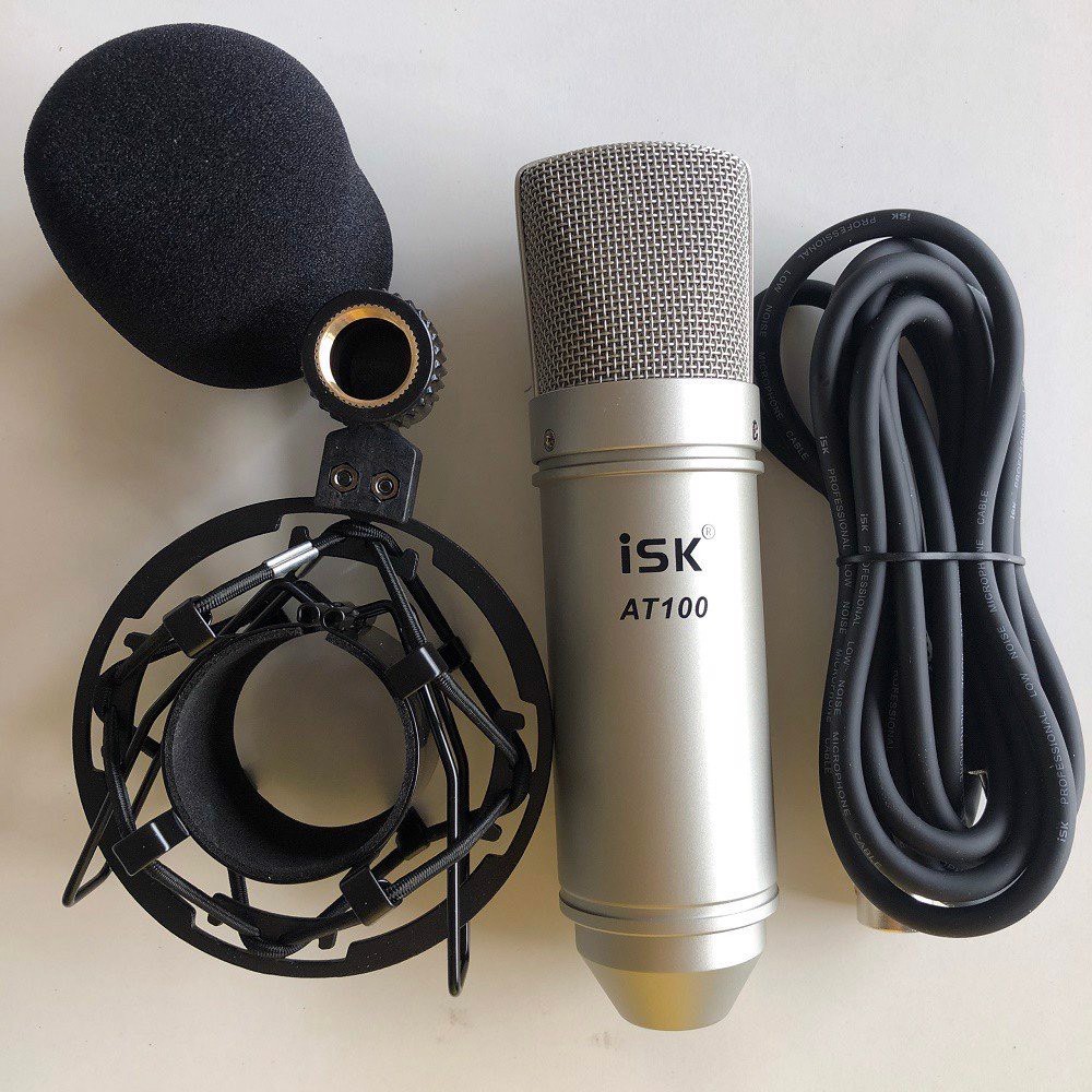 Mic Thu Âm ISK AT100 ❤️FREESHIP❤️ Micro Takstar Pc K320 Độ Bắt Âm Cực Cao , Thiết Kế Trẻ Trung . Bảo Hành 12 Tháng