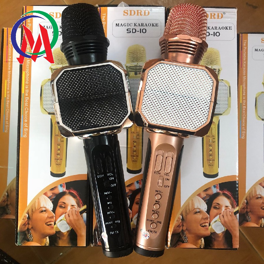 [Siêu tiết kiệm] Micro karaoke SD10 âm chuẩn - BH 3 tháng